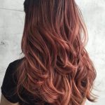 Layered Ombre with red tint