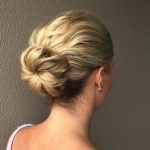 Updo for wavy Hair
